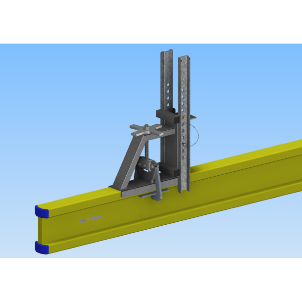Formwork beam of wood SCHAKE H20 | Length: 3600 mm, Height: 200 mm | with end-cap